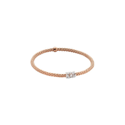 FOPE Bracelets in Rose Gold containing Diamond 74808BX_BB_R_XBX_00M