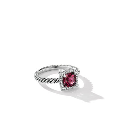 David Yurman Rings in Silver containing Garnet, Multi-gemstone, Diamond R14202DSSARGDI5