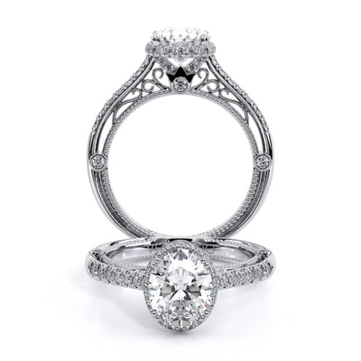 Verragio Engagement Rings in White Gold containing Diamond AFN-5081OV-18W