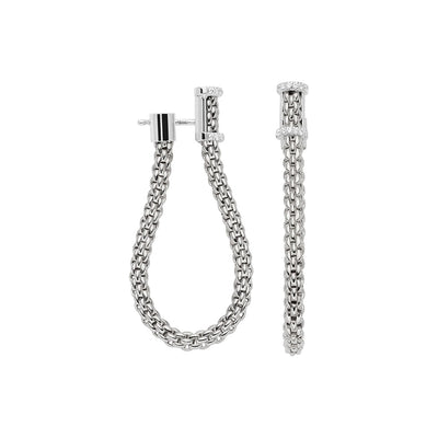 FOPE Earrings in White Gold containing Diamond 04E08OX_BB_B_BXB_000