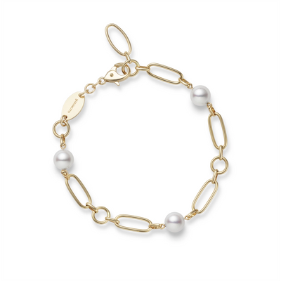 csv_image Mikimoto Bracelet in Yellow Gold containing Pearl MDQ10059AXXK