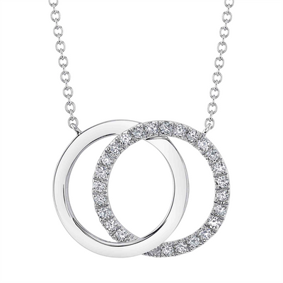 Necklaces Necklaces in White Gold containing Diamond 411972