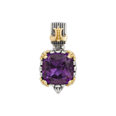 Konstantino Pendants in Mixed Metals containing Amethyst MEMK5234-101-CUT