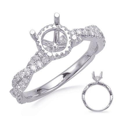 csv_image Engagement Collections Engagement Ring in White Gold containing Diamond 413880