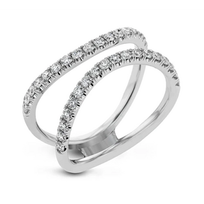 Simon G Rings in White Gold containing Diamond LR1083-GUARD-WG