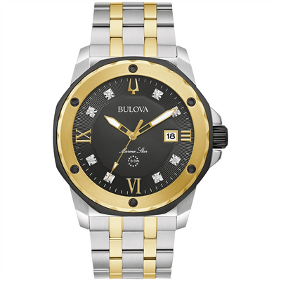 Bulova watch in Mixed Metals 98D175