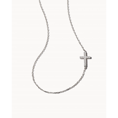 csv_image Kendra Scott Necklace in White Gold containing Diamond 9608800262