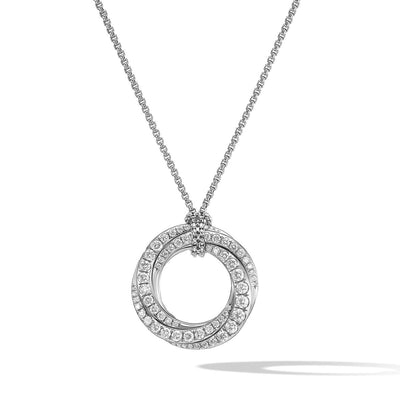 csv_image David Yurman Necklace in White Gold containing Diamond N17237D8WADI18