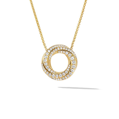 David Yurman Necklaces in Yellow Gold containing Diamond N17236D88ADI17