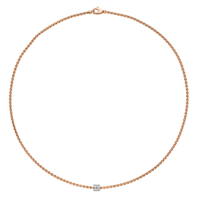 FOPE Necklaces in Rose Gold containing Diamond 89003CX_BB_R_XBX_043