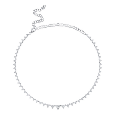 Necklaces Necklaces in White Gold containing Diamond 417448