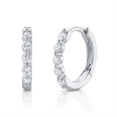 Earrings Earrings in White Gold containing Diamond 417469