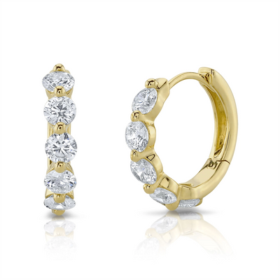 Earrings Earrings in Yellow Gold containing Diamond 417471