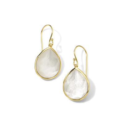 Ippolita Earrings in Yellow Gold containing Mother of pearl, Quartz, Multi-gemstone GE350DFMOP-B