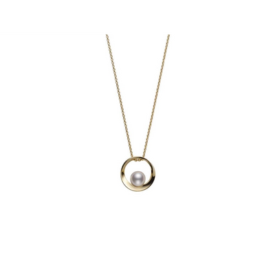 Mikimoto Necklaces in Yellow Gold containing Pearl MPQ10151AXXK