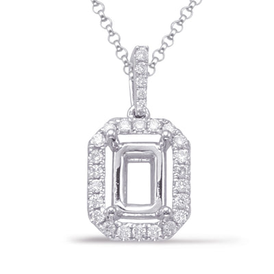 csv_image Pendants Pendant in White Gold containing Diamond 419035