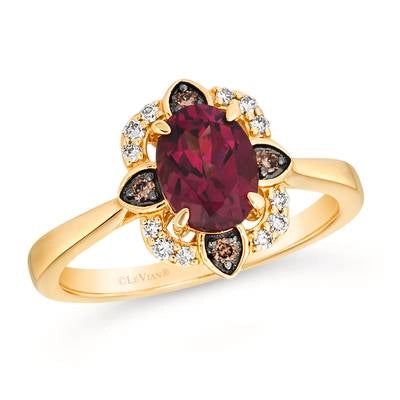 Le Vian Rings in Yellow Gold containing Garnet, Multi-gemstone, Diamond TRTV-378A