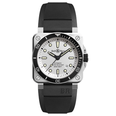 csv_image Bell and Ross watch in Alternative Metals BR0392-D-WH-ST/SRB