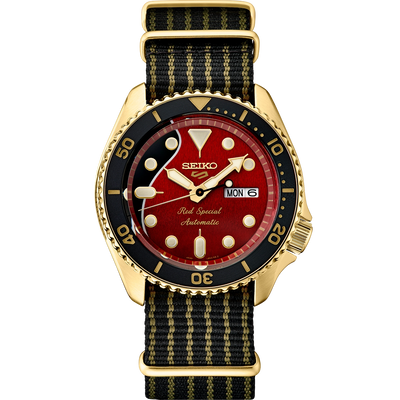 csv_image Seiko watch in Yellow Gold SRPH80