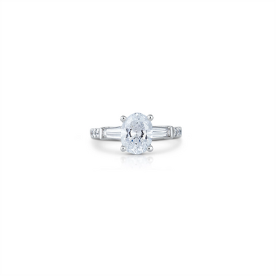 Verragio Engagement Rings in White Gold containing Diamond V-991OV-1.5