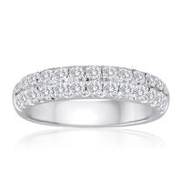 Wedding Bands Wedding Rings in White Gold containing Diamond 421487