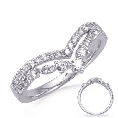 csv_image Wedding Bands Wedding Ring in White Gold containing Diamond 422993