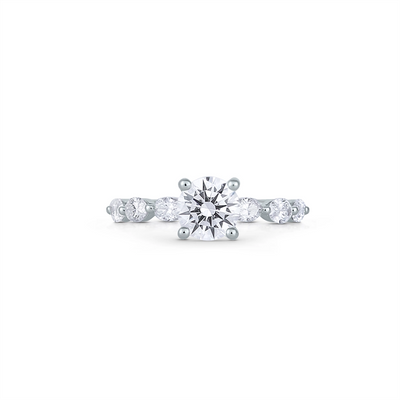 Fana Engagement Rings in White Gold containing Diamond S4075/WG