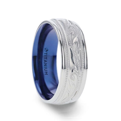 Mens Bands Wedding Rings in Alternative Metals TMEB-7002-S105