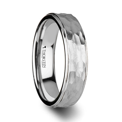 Mens Bands Wedding Rings in Alternative Metals W637-WTHF-W6-10.5