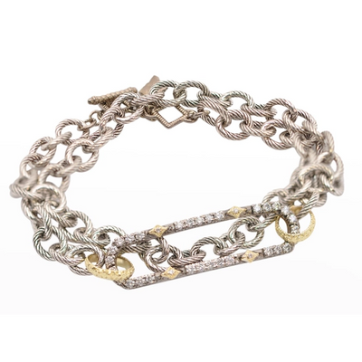 Armenta Bracelets in Mixed Metals containing Diamond 19649