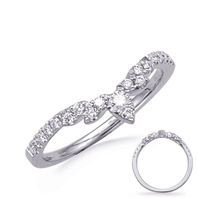 csv_image Wedding Bands Wedding Ring in White Gold containing Diamond 424893