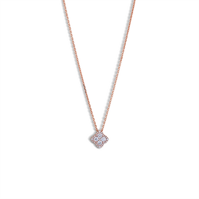 Frederic Sage Necklaces in Rose Gold containing Diamond P3539-4-PG