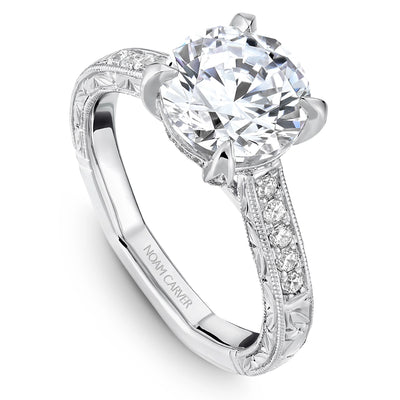 Noam Carver  Engagement Rings in White Gold containing Diamond A070-01WM-FCYA