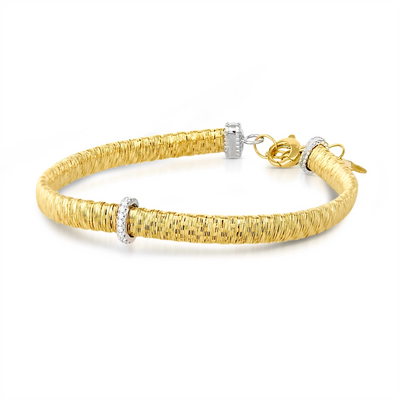 Piero Milano Bracelets in Mixed Metals containing Diamond M5142BB3