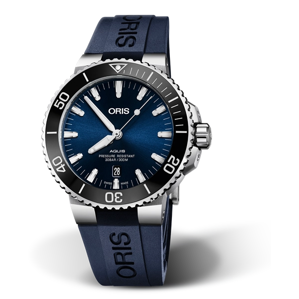 Oris Aquis Date Dark Blue Dial 43.5mm Automatic