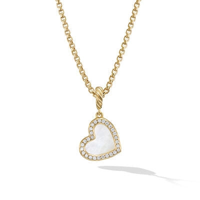 David Yurman Pendants in Yellow Gold containing Mother of pearl, Multi-gemstone, Diamond D17837D88DMPDI