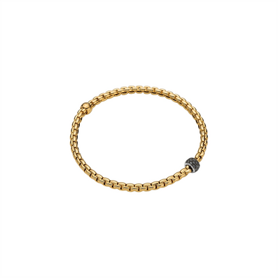 FOPE Bracelets in Yellow Gold containing Black diamond 73301BX_PN_G_X1X_00L