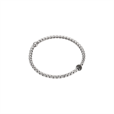 FOPE Bracelets in White Gold containing Black diamond 73301BX_PN_B_X1X_00L