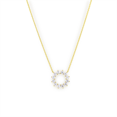 csv_image Necklaces Necklace in Yellow Gold containing Diamond 427475