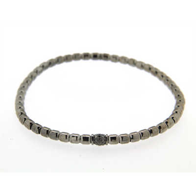 Hulchi Belluni Bracelets in White Gold containing Black diamond 20323M18-BLBL