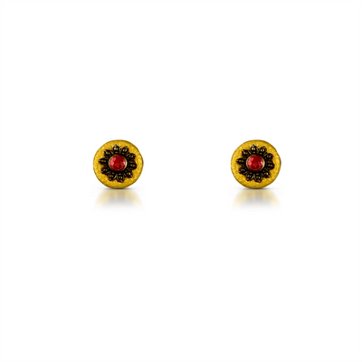 Konstantino Earrings in Yellow Gold containing Ruby SKMK03166-18KT-129