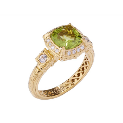 csv_image Konstantino Ring in Yellow Gold containing Peridot, Other, Multi-gemstone, Diamond DMK01194-18KT-624