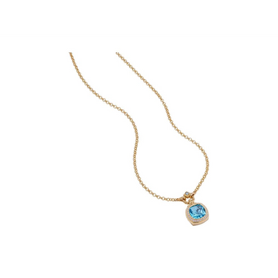 Konstantino Necklaces in Yellow Gold containing Blue topaz , Other, Multi-gemstone, Diamond KOMK06064-18KT-618