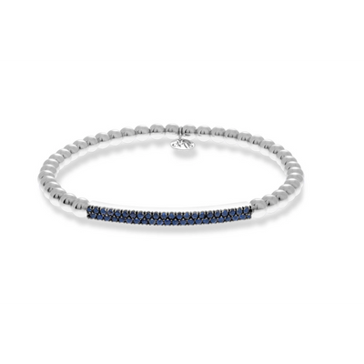 Hulchi Belluni Bracelets in White Gold containing Sapphire 21348BL-WS