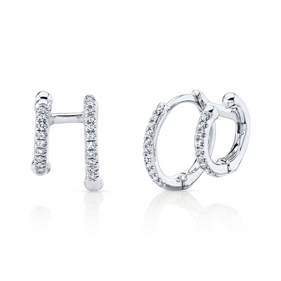 Earrings Earrings in White Gold containing Diamond 427804