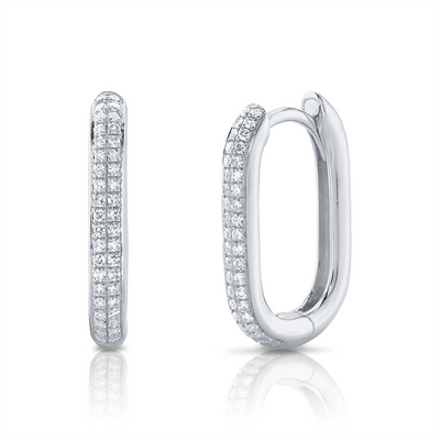 Earrings Earrings in White Gold containing Diamond 428184