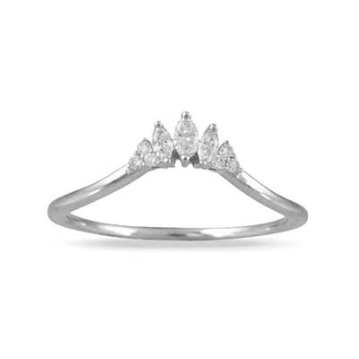 Little Bird Wedding Rings in White Gold containing Diamond LBB543-W