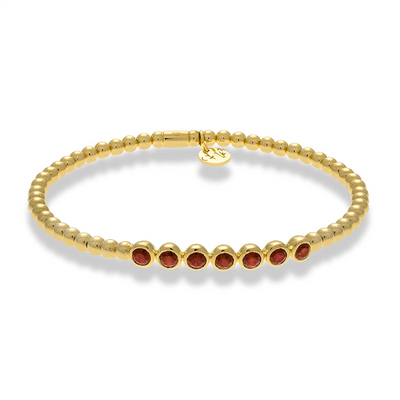 Hulchi Belluni Bracelets in Yellow Gold containing Ruby 22317-YR