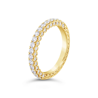 Jack Kelege Wedding Rings in Yellow Gold containing Diamond KGBD1288Y