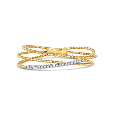 Bracelets Bracelets in Mixed Metals containing Diamond 429699